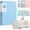 Blue, variant on Multi-Layer Display Book File Folder, Morandi Document Folder with 60 Transparent Sleeves for A4 Papers, Sheet Music, Artwork, Certificates(Blue)