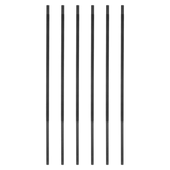 Uxcell 6pcs Chainsaw File 3/16"(4.8mm) High Carbon Hardened Steel Round Hand Rasp for Chain Saw Polishing
