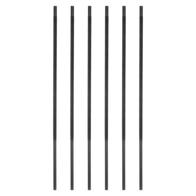 Uxcell 6pcs Lima para motosierra 3/16"(4.8mm) de acero endurecido de alto carbono, raspador redondo para pulido de cadenas de motosierra