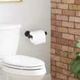 thumbnail image 5 of PHANCIR Toilet Paper Holder Wall Mount Bathroom Tissue Paper Roll Holders Matt Black, 5 of 8