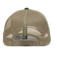 thumbnail image 2 of Outdoor Cap CMB-100 Heavy Washed Mesh Back Snap Tab-Dk. Green/Khaki, 2 of 8