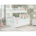 thumbnail image 7 of Columbia Bunk Bed Twin over Full with Full Size Urban Trundle Bed in White, 7 of 7