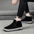 thumbnail image 4 of Botas de nieve Hombres Zapatos antideslizantes al aire libre Cremallera Forrado de piel Botas de nieve Botines impermeables Likrtyny  Tenis De Mujer Tenis De Hombre, 4 of 7