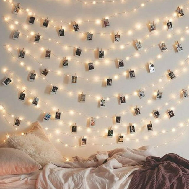 2/5/10M Photo Clip USB LED Strings Light Christmas Wedding Party Home Decoration