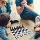 thumbnail image 3 of Portable Plastic International Chess Set for Party Activities (White), 3 of 3
