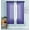 Dark Purple, variant on WPM Frozen Blue Sheer Window Curtain Panels for Bedroom, Kitchen, Kids Room- Solid Semi Voile Drapes Grommet Living Room Panels. 54 inch wide x 63 inch long, Set of 2