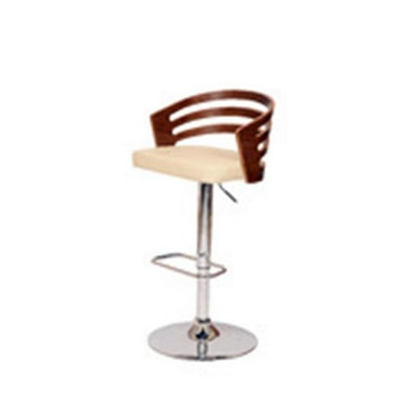 - Armen Art Furniture Adele Swivel Barstool In Cream PU
