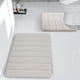 thumbnail image 4 of Fiudx Juego de Alfombrillas de Baño de Espuma, Absorción de Agua Suave, Base Antideslizante, Espuma Viscoelástica Cómoda, Decoración Moderna para Baño, Lavable a Máquina, 2 Unidades, 40 X 60 Cm, 40 X, 4 of 6