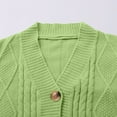 thumbnail image 6 of iHPH7 Sweater Jacket for Women Fisherman Sweater Women Casual Outerwear Soft Cardigans for Women Travel Cardigan Women Fall Clothes Travel Sweater Green 4XL, 6 of 9