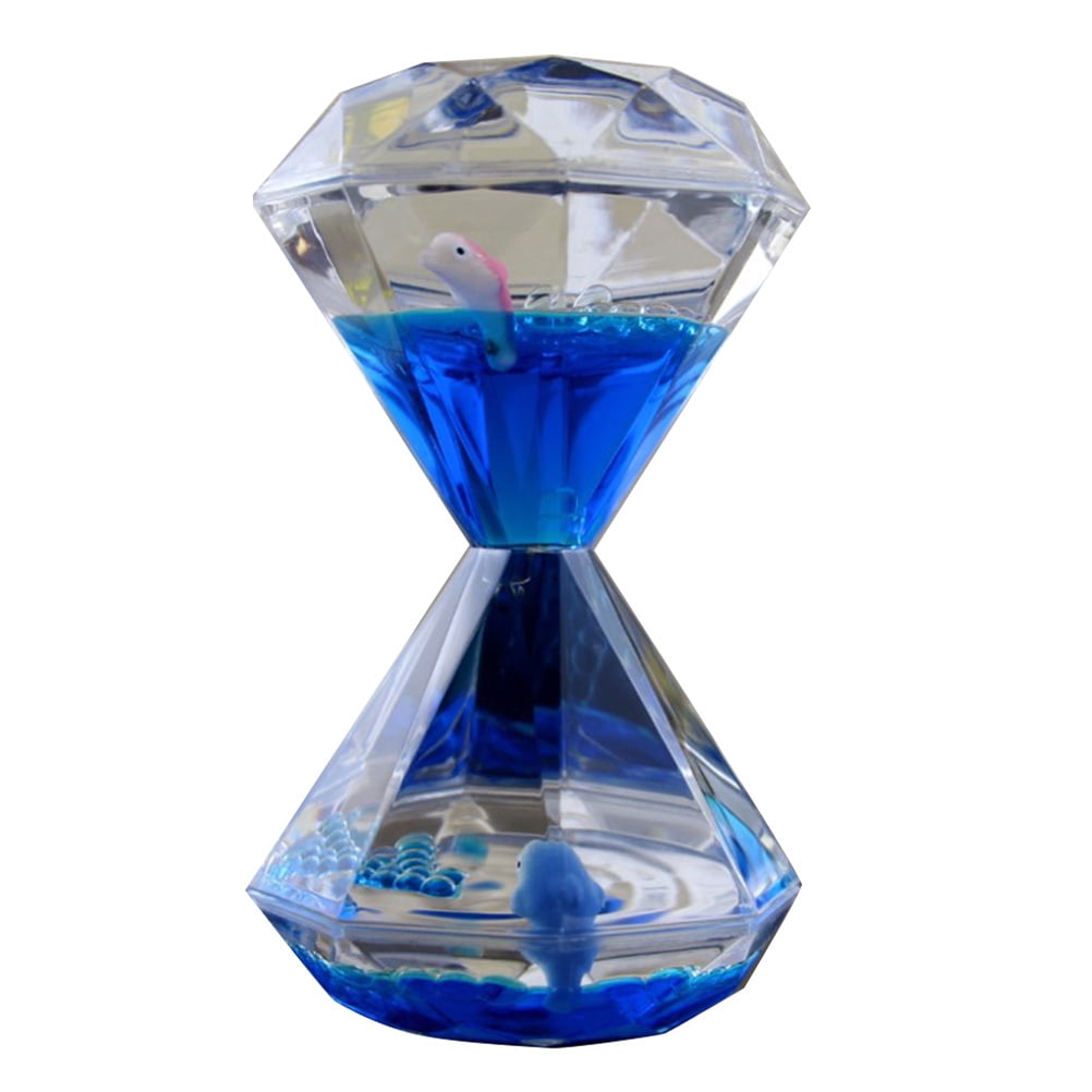 Liquid Motion Bubbler Timer Diamond Shaped Liquid Timer Fidget Toy ...