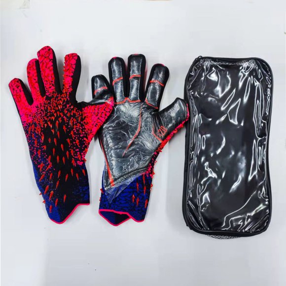 Guantes de portero de fútbol para adultos, juego de portero profesional, antideslizantes, para niños, de látex transpirable