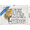 thumbnail image 3 of The Real King - Tiger Wall Poster with Push Pins, 22.375" x 34", 3 of 6