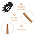 thumbnail image 3 of Food Grade Pasta Spoon, BPA free, Pasta Strainer Spoon-Silicone Pasta Fork, 3 of 5