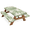 Multicolor 3, variant on ADECORIVY Green Hat Highland Cow Picnic Table Cover with Bench Covers, Waterproof St.Patricks Day Outdoor Camping Tablecloth, Windproof Elastic Fitted Table Cover, 72 Inch 3PCS