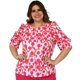 thumbnail image 1 of Blusa sublimada en talla extra, modelo 1147 (Fiusha) fucsia 38 Roman Fashion Blusa extra 1147, 1 of 6