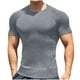 thumbnail image 2 of pstuiky camisetas de hombre, Blusas y camisas de cuello redondo de manga corta informales de color liso para hombre camisetas de hombre l, 2 of 8