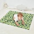thumbnail image 2 of Yellow Blue Butterfly Pattern Blanket,Comfortable Soft Flannel Throw Blanket,All Season,Warm Lightweight Blankets for Sofa Bed Couch Living Room Chair,30"x40", 2 of 4