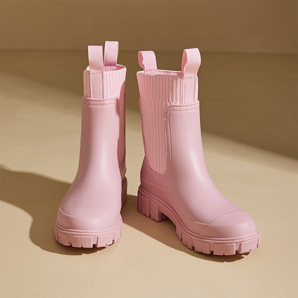 Botas De Lluvia Para Mujer - Goma Antideslizante, 100% Impermeables, Suave Y Cómodas, Fáciles De Limpiar
