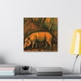 thumbnail image 6 of "Warthog in Contemplation" - Canvas, 6 of 25