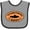 Heather and Black, variant on Inktastic Future Fishing Buddy Boys or Girls Baby Bib