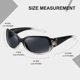 thumbnail image 5 of Gafas de Sol Polarizadas de Mujer HAOLOTA con Diseño de Mariposa a la Moda, 5 of 7