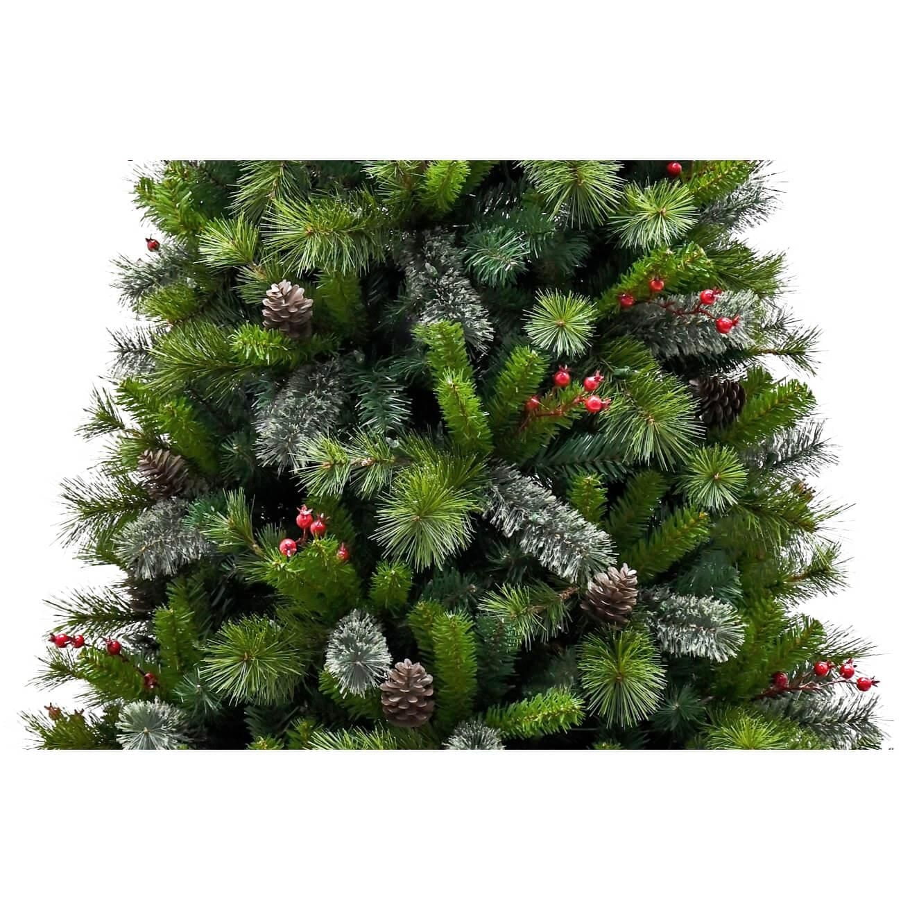 Puleo 7ft Pre-lit Mountain Pine Tree