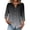 Gray, variant on Bbyeadc Button Up Shirts for Women 3/4 Length Sleeve V Neck Top Tie Dye Comfortable Top Fashion Loose Summer Shirts,Purple Pink(XL)