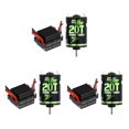 thumbnail image 1 of 3X 320A ESC + 540 Motor Cepillado para 1/10 RC Car Axial SCX10 90046 TRX4 D90 Redcat, 20T, 1 of 5