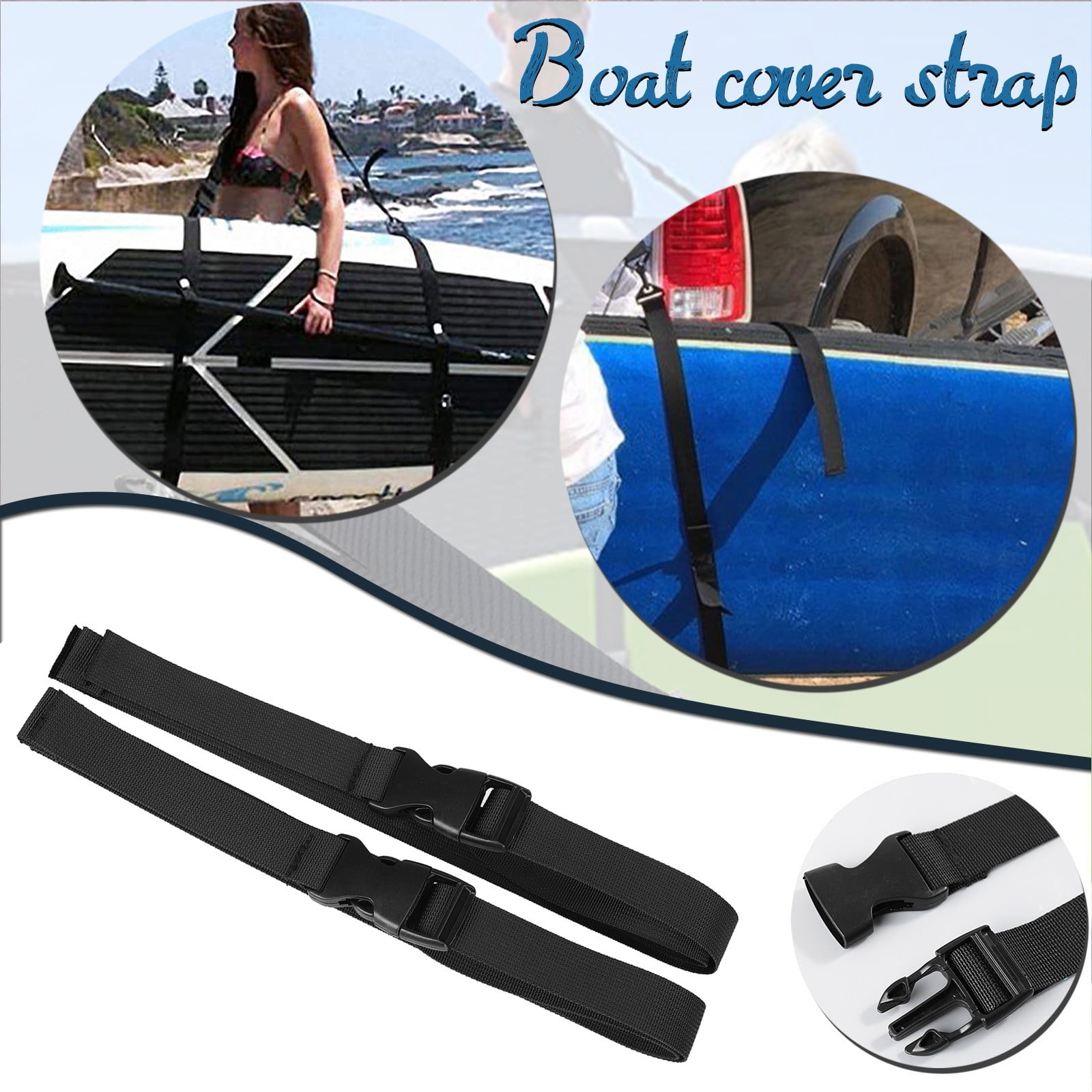 VOSS Kayaking Adjustable Surfboard Straps Paddleboard Straps Surf