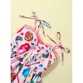 thumbnail image 4 of Bagilaanoe Toddler Baby Girl Summer Dress Candy Print Sleeveless A-line Dresses 3T 4T 5T 6T Kids Casual Swing Sundress, 4 of 9