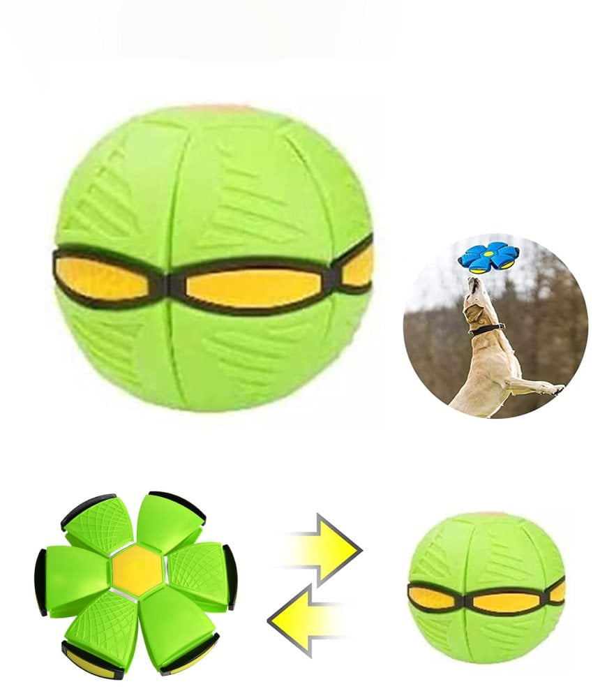 Pet Toy Flying Saucer BallWobble Wag Giggle Ball Dog Toy Active