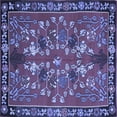 thumbnail image 1 of Ahgly Company Indoor Square Animal Blue Traditional Area Rugs, 3' Square, 1 of 4