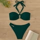thumbnail image 3 of WILLBEST Trajes de Baño Para Mujer de Dos Piezas, Conjuntos de Tankini Para Verano, E Bikini de Cuello Alto, Conjunto de Dos Piezas Para Días de Playa y Piscina, 3 of 6