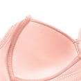 thumbnail image 5 of YWDJ Push up Bras for Women Lounge Bras Size Small No Wire Comfortable Bras Spaghetti Straps Half Cup Wrap Bras Padded Plus Size Bras Solid Sleep Bras Pink 2XL, 5 of 5