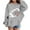 Grey, variant on AWZXDE Girls Hooded Sweatshirt Winter Daily Casual Football Print Sweatshirt Top Hooded Sportswear for Girls Comfort Red,3-4 Years