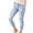 Blue, variant on Aoochasliy Womens Pants Clothes Solid Color Ripped Denim Trousers Casual Jeans Pants with Pockets