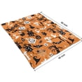 thumbnail image 4 of Classic Halloween Pattern Blanket,Comfortable Soft Flannel Throw Blanket,All Season,Warm Lightweight Blankets for Sofa Bed Couch Living Room Chair,60"x80", 4 of 4