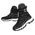 thumbnail image 3 of CAICJ98 Women's Snow Boots Mid-Calf Boots 2025 New Cotton Walking Shoes Waterproof High-top Non-slip Winter Boots Women (Black,Size 7.5), 3 of 7