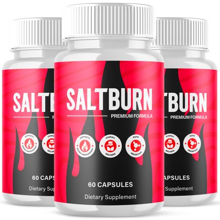 Saltburn Advanced Formula Pills Supporting Energy and Healthy Lifestyle Salt Burn 180 Capsules