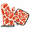 Multicolor 1, variant on CURLYOOT Various Fruit Oven Mitts and Pot Holders 2 pcs Set, Decorative Kitchen Gloves Hot Pads Banana Apple Orange Washable Oven Glove for Cooking Baking