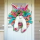 thumbnail image 4 of Corona de Puerta de Pascua para la Puerta Delantera, 2024 Piernas Móviles Guirnalda Patio Exterior Pared Colgante Decoraciones de Vacaciones, Calidad de Tela Colgante, Decoraciones de Puerta Delantera, 4 of 7