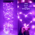 thumbnail image 2 of Pilas Fairy Lights SmilingTown, 15 paquetes de 20 LED, color morado, 2 of 8