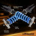 thumbnail image 4 of maXpeedingrods Coilover for Subaru Crosstrek GP chassis 2013-2017, 24 Levels Damper Adjustable Coilovers Suspension Kit Strut, Height Adjustable Shock Absorber Struts, T6 Upgraded Lowering Kits Blue, 4 of 9