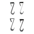 thumbnail image 3 of Dependable Industries inc. Essentials Over-The-Door Hanger Hook Set – 4-Pack of 3.5 in., Plastic Over-The-Door Hangers & Over-The-Door Hooks – Over-Door Hooks for Hanging Clothes & Towels Gray, 3 of 3
