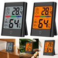 thumbnail image 1 of Pantalla Digital Electrónica para Interiores Del Medidor Temperatura Y Humedad Retroiluminación Magnética Pantalla (MC31S) Neutro Inglés, 1 of 9
