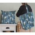 thumbnail image 5 of Soimoi polyester Crepe Fabric Cedar Tree Decor Fabric Printed Yard 52 Inch Wide, 5 of 5