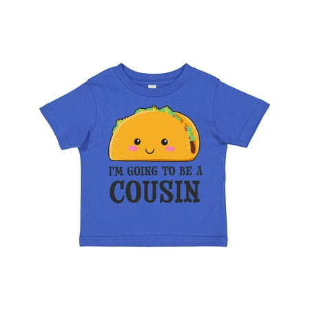 

Inktastic Im Going to Be a Cousin with Taco Illustration Gift Toddler Boy or Toddler Girl T-Shirt