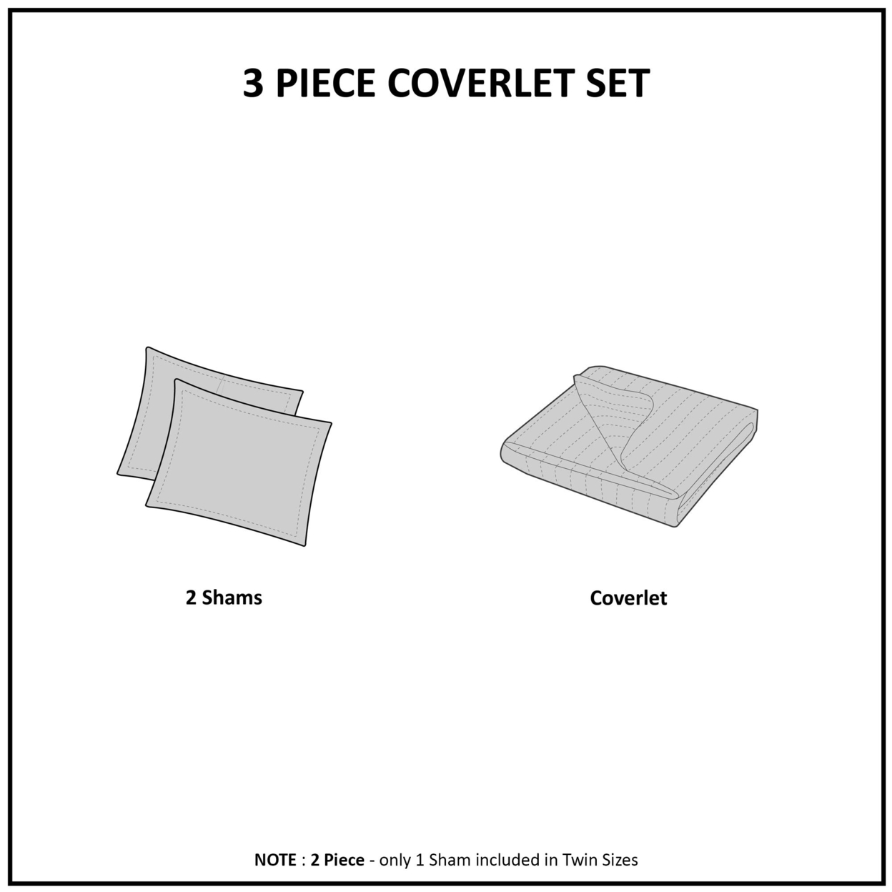 Madison Park Full/Queen Quebec 3-Piece Reversible Quilt Set, Mocha - image 5 of 5
