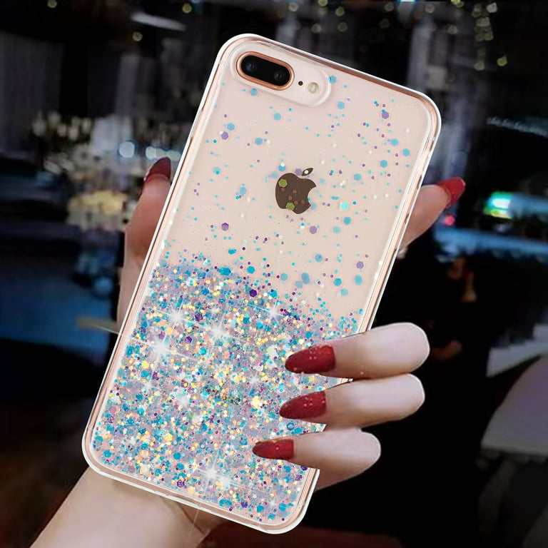 Designed for iPhone Plus iPhone Plus Bling Glitter Case Glow