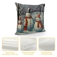 thumbnail image 4 of Nawypu  Christmas Snowman Winter Throw Pillow Covers , Snowman Soft Throw Pillow Case Cushion Cover，for Living Room Bed Sofa and Car Cushion Cover, 4 of 5